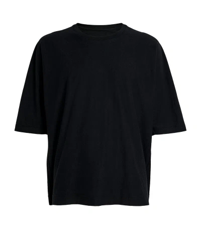 Issey Miyake Cotton Release T-shirt In Black