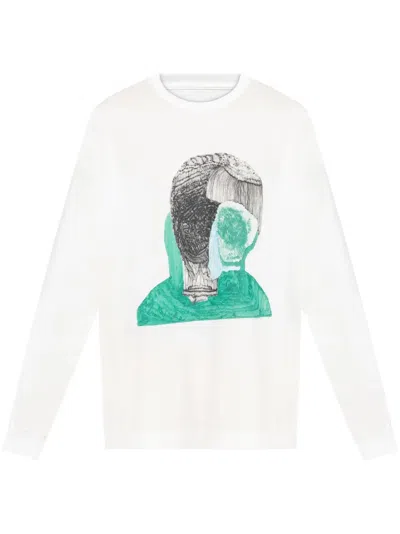 Issey Miyake Cotton T-shirt In White