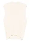 Issey Miyake Cotton Vest In White