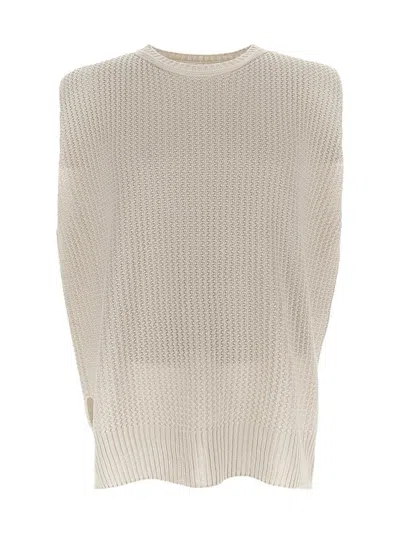 Issey Miyake Cotton Vest In White