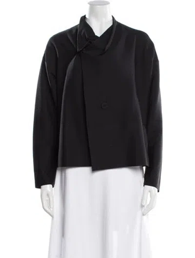 Pre-owned Issey Miyake Cowl Neck Sweater In Black
