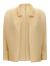 Issey Miyake Wooly Pleats-56 Sweaters And Cardigans Beige