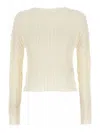 Issey Miyake Jellyfish Pleats Sweaters And Cardigans White