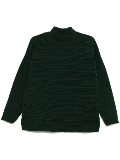 ISSEY MIYAKE CREPE KNITTED TOP