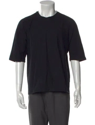 Pre-owned Issey Miyake Crew Neck Short Sleeve T-shirt In Black