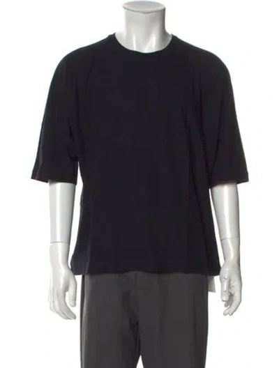 Pre-owned Issey Miyake Crew Neck Short Sleeve T-shirt In Black