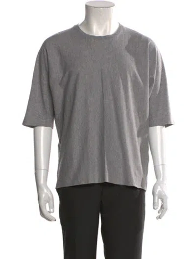 Pre-owned Issey Miyake Crew Neck Short Sleeve T-shirt In Gray