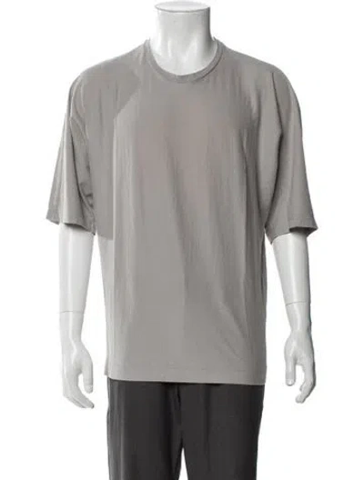 Pre-owned Issey Miyake Crew Neck Short Sleeve T-shirt In Gray