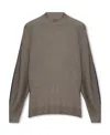 Issey Miyake Crew-neck Wool Jumper In Green