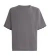 Issey Miyake Crinkled Oversized T-shirt In Gray