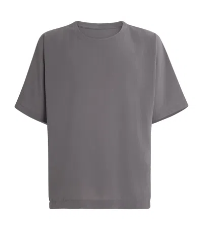 Issey Miyake Crinkled Oversized T-shirt In Gray
