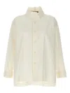 Issey Miyake White Shaped Membrane Shirt In Neutral