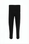 Issey Miyake Cropped Pleated Jogger Pants With Subtle Sheen In Black