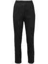 Issey Miyake Cropped Trousers In 黑色