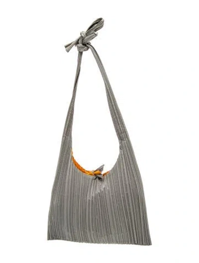 Pre-owned Issey Miyake Crossbody Bag In Gray