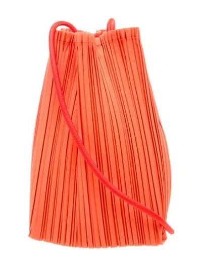 Pre-owned Issey Miyake Crossbody Bag In Orange