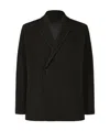 Issey Miyake Custom Pleated Jacket In Black