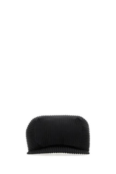 ISSEY MIYAKE DARK BROWN POLYESTER BASEBALL CAP