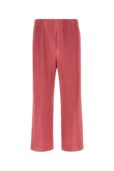 Issey Miyake Dark Pink Polyester Trouser