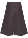 Issey Miyake December Trousers In Purple