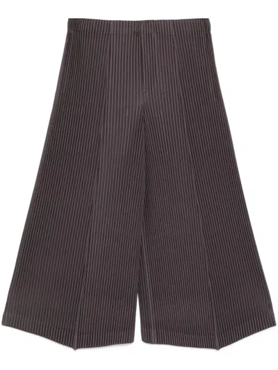 Issey Miyake December Trousers In Purple