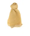 Issey Miyake Beige Double Pleats Stole In Silver Grass Beige