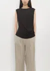 Issey Miyake Drape Jersey-56 Shirt In Black