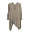 Issey Miyake Drape Jersey Cardigan In Gray