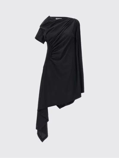 ISSEY MIYAKE DRESS ISSEY MIYAKE WOMAN COLOR BLACK,F56802002