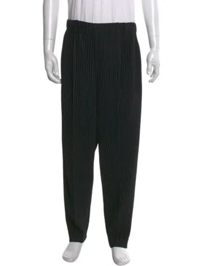 Pre-owned Issey Miyake Dress Pants In Black
