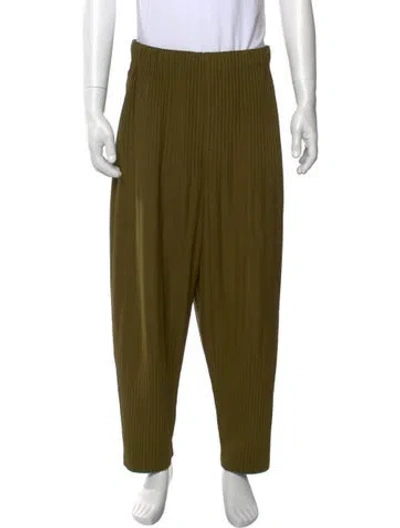 Pre-owned Issey Miyake Dress Pants In Green