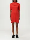 Issey Miyake Dress Pleats Please  Woman Color Red In Red