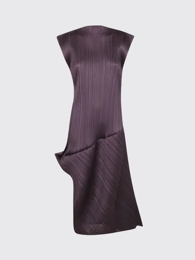 Issey Miyake Dress Pleats Please  Woman Color Violet In Purple
