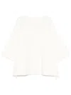 Issey Miyake Square Rib Ap Sweater In White
