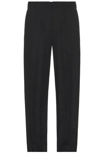 Issey Miyake Edge Ensemble Pants In Black