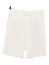 Issey Miyake Edge-ensemble Shorts In White
