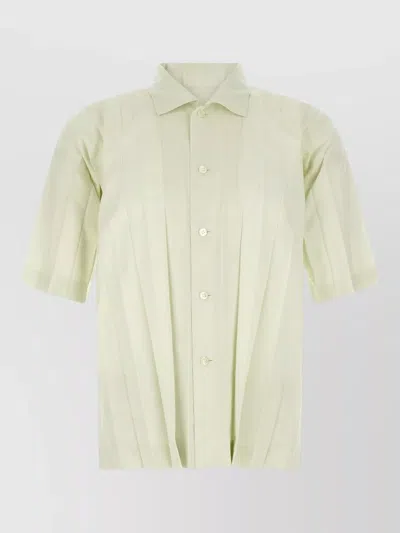 Issey Miyake Edge Shirt In Yellow