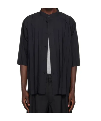 Issey Miyake Edge Shirt In Black