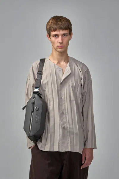 Issey Miyake Edge Shirt In Gray