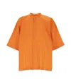 Issey Miyake Edge Shirt In Orange
