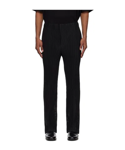 ISSEY MIYAKE ELASTIC WAIST CASUAL PANTS
