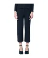 Issey Miyake Elastic Waist Casual Pants In Black