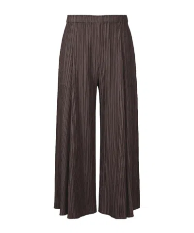 Issey Miyake Elastic Waist Casual Pants In Black