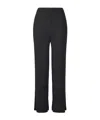 Issey Miyake Elastic Waist Casual Pants In Black