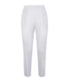 Issey Miyake Elastic Waist Casual Pants In Gray