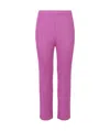 Issey Miyake Elastic Waist Casual Pants In Pink