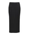 Issey Miyake Black Thicker Bottoms 1 Midi Skirt In Black