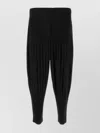 Issey Miyake Elastic Waistband Pleated Trousers