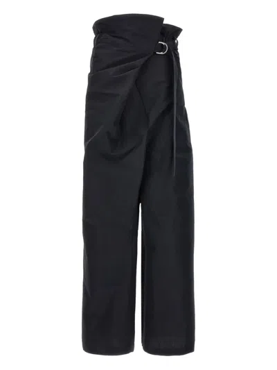 ISSEY MIYAKE ELASTIC-WAISTBAND TROUSERS