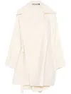 Issey Miyake Enclothe Coat In Neutrals